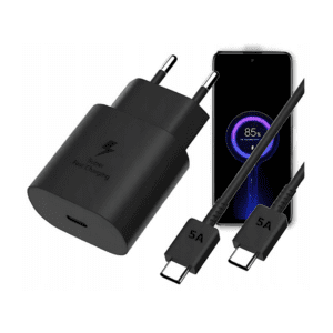 Szybka ładowarka sieciowa 25W dla Samsunga + Kabel 1m USB-C